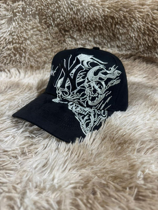 Gorra NY Skeleton